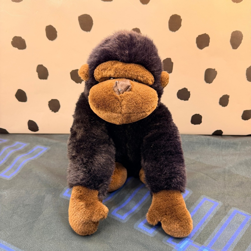 VTG Joyful Pals Gorilla Plush 12" Mervyn's Department Store Korea Monkey Rare